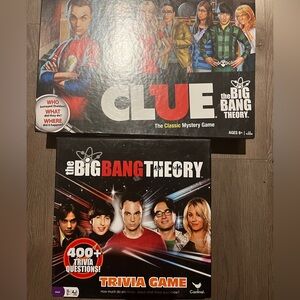 The Big Bang Theory games Trivia and Clue sitcom iconic nerdy hilarious social